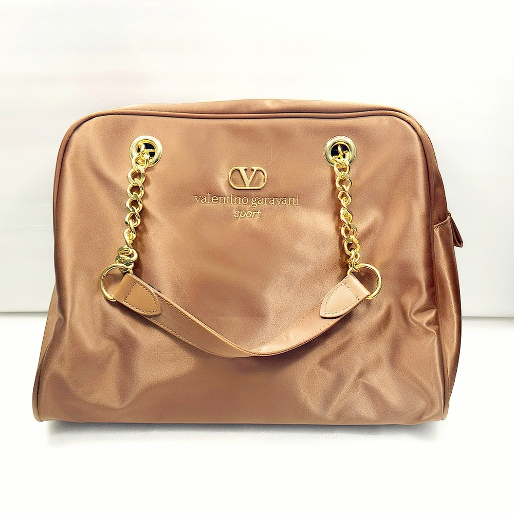 Valentino Garavani Canvas Leather Bag